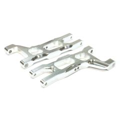 Integy Alloy Front Lower Arm, Silver - Traxxas Rustler/Stampede