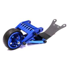 Integy Billet Machined Wheelie Bar, Blue - Traxxas Rustler/Stampede