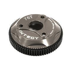 Integy - 76T Metal Spur Gear, Grey - Traxxas Rustler, Stampede 2WD, Slash 2WD