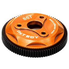 Integy 86T Metal Spur Gear, Orange - Traxxas Rustler, Stampede, Slash