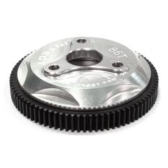 Integy 86T Metal Spur Gear, Silver - Traxxas Rustler, Stampede, Slash