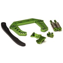 Integy 09 Alloy Front Shock tower, Green - Traxxas Rustler