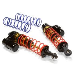 Integy V2 MXR9 Front Piggyback Shock, Black - Traxxas Slash/Rustler/Stampede