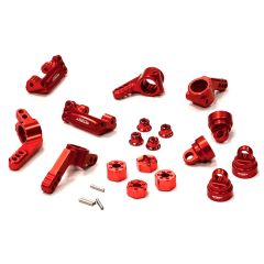 Integy Billet Machined Stage 1 Conversion, Red - Traxxas Slash/Rustler/Stampede 2WD