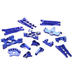 Integy Billet Machined T2 Conversion Kit, Blue - Traxxas Stampede 4x4/Slash 4x4