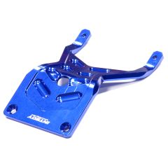 Integy Billet Machined 4mm Front Skid Plate, Blue - Traxxas Stampede 2WD