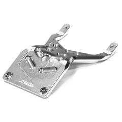 Integy Billet Machined 4mm Front Skid Plate, Silver - Traxxas Stampede 2WD