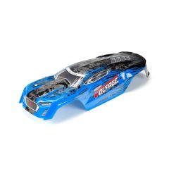 Gespoten body blauw/zwart voor oa. Arrma Fazon Voltage