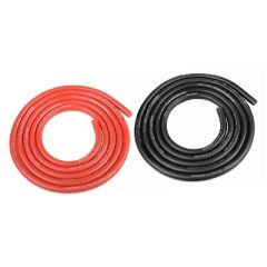 Team Corally - Ultra V+ Siliconen kabel - Super flexibel - Zwart en Rood - 12AWG