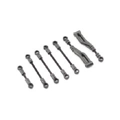 Ishima - Front Upper Linkage Set +Steering Linkage Set + Rear Upper Linkage Set + Servo Linkage Set (ISH-010-005)