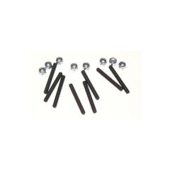 Set (grub) screws, 3x25mm (8)/ 3mm nylon locknuts (8)