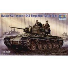 Trumpeter 1/35 Russia KV-1 model 1942 Simplified Turret Tank