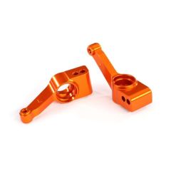 Carriers, stub axle (orange-anodized 6061-T6 aluminium) (rear) (2) (TRX-1952T)