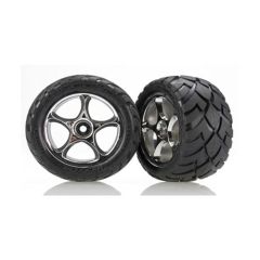 Tires & wheels, assembled (Tracer 2.2" chrome wheels, Anaconda 2.2" tires with foam inserts) (2) (Bandit rear)