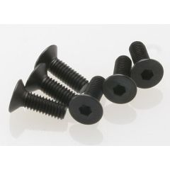 Screws, 4x12mm countersunk machine (hex drive) (6)