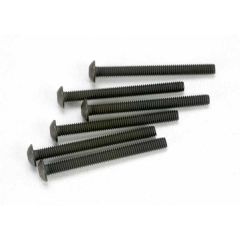 Screws, 3x30mm button-head machine (hex drive) (6)