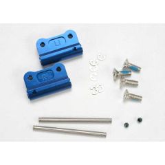 Mounts, suspension arm (blue-anodized 6061-t6 aluminum)(rear)(+/- 1-degree)(l&r)