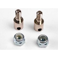 Rod guides (2)/ 3mm nylon locknuts (2)