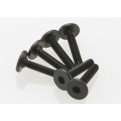 Screws, 3x15mm flat-head machine (hex drive) (6)