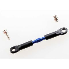 Turnbuckle, aluminum (blue-anodized), camber link, front, 39mm (1)(assembled w/rod ends)/hollow balls (2)(see part 3741a for complete camber link set)