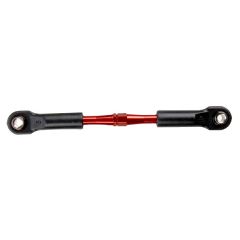 Turnbuckle, aluminum (red-anodized), camber link, rear, 49mm (1) (assembled with rod ends & hollow balls)(see part 3741x for complete camber link set)