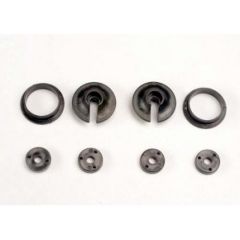 Spring retainers, upper & lower (2)/ piston head set (2-hole (2)/ 3-hole (2))