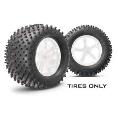 Sporttraxx tires, medium compound (1 pair) (tires only)