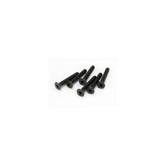 Screws, 3x20mm countersunk machine (hex drive) (6)