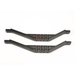 Chassis braces, lower (2) (black) (TRX-4923)