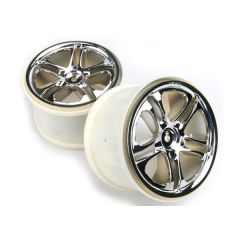 Wheels, ss (split spoke) 3.8" (chrome) (2) (fits revo/maxx series)