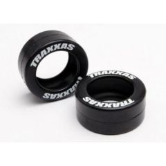 Traxxas - Tires, rubber (2) (fits Traxxas wheelie bar wheels) (TRX-5185)