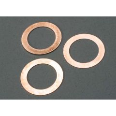 Gaskets, cooling head: 0.15, 0.25, 0.35mm (1 each) (trx 2.5, 2.5r)