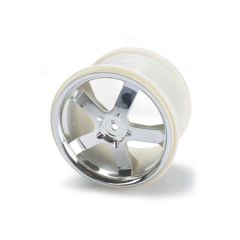 Wheels, hurricane 3.8" (chrome) (2) (also fits maxx series)