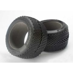 Tires, response racing 3.8" (soft-compound, narrow profile, short knobby design)/ foam inserts (2)