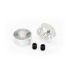 Aluminum hex wheel hubs (2)/ 5x6 gs (2)