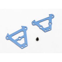 Bulkhead tie bars, front & rear (blue-anodized aluminum)/ 2.5x6 cs (1)