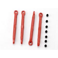 Toe link, front & rear (molded composite) (4)/ hollow balls (8) (1/16 slash)