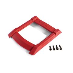 Skid plate, roof (body) (red)/ 3x12mm CS (4) (TRX-8917R)