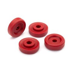 Wheel washers, red (4) (TRX-8957R)