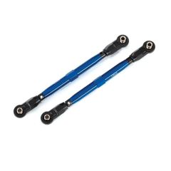 Toe links, front (TUBES blue-anodized, 6061-T6 aluminum) (2) (TRX-8997X)