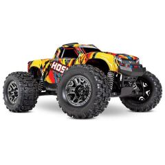 Traxxas Hoss 4x4 VXL brushless monster truck RTR - Solar Flare