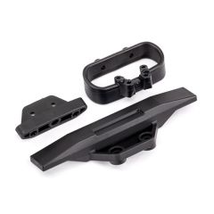 Bumper, rear/ bumper mount, rear/ bumper support, rear (TRX-9036)