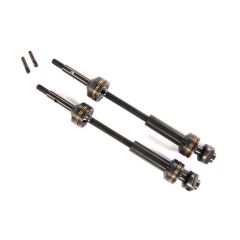 Driveshafts, rear, steel-spline constant-velocity (complete assembly) (2) (TRX-9052X)