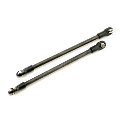 Push rod (steel) (assembled with rod ends) (2) (black) (use with #5359 progressive 3 rockers)