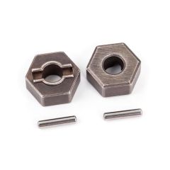 Traxxas - Wheel hubs steel hex (2)/ stub axle pins (2) (TRX-1654R)