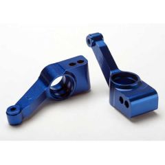 Carriers, stub axle (blue-anodized 6061-t6 aluminum) (rear) (2) (TRX-1952X)