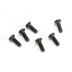 Traxxas - Screws, 2.5x8 countersunk machine (hex drive) (6) (TRX-2524)