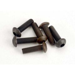 Screws, 3x10mm button-head machine (hex drive) (6)