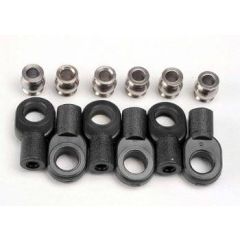 Traxxas - Rod ends, short (6)/ hollow balls (6) (TRX-2742X)