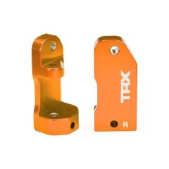 Traxxas Caster blocks, 30-degree, orange-anodized 6061-t6 aluminum (left & right) (TRX-3632T)